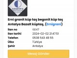 İzmir granit küp taş begonit küp taş Antalya granit küp taş begonit küp taş 